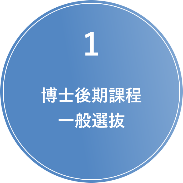 博士後期課程 一般選抜